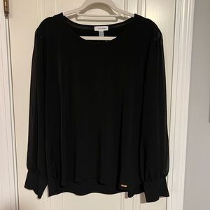 NWT Beautiful black blouse